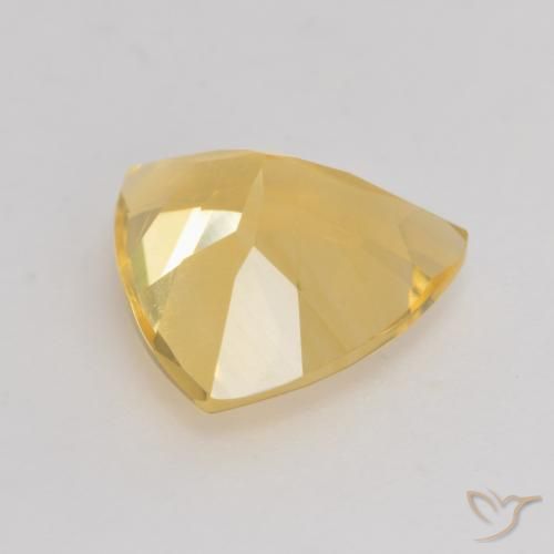 Citrine Gemstone in 9 x 9 mm (calibrated) Size for Sale, Citrine Stone in Gold Color