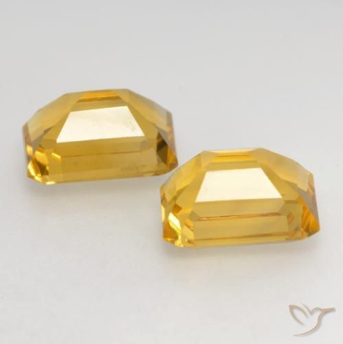 Citrine Gemstones in 8 x 6 mm (calibrated) Size for Sale, Citrine Stones in Golden Color