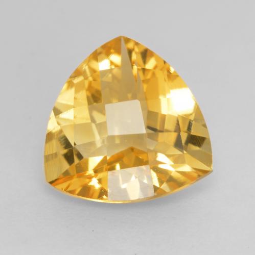 Naranja dorado Citrina Gema - 2ct Trillón Tablero de Ajedrez (ID: 533732)