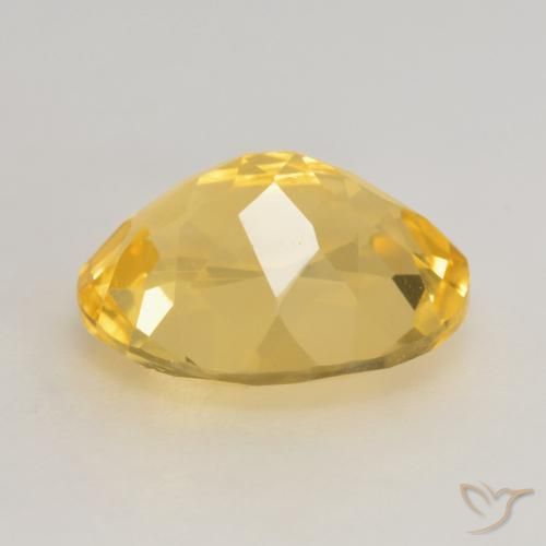 Citrine Gemstone in 11 x 9 mm (calibrated) Size for Sale, Citrine Stone in Golden Color
