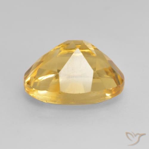 Citrine Gemstone in 11 x 9 mm (calibrated) Size for Sale, Citrine Stone in Deep Golden Orange Color