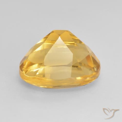 Citrine Gemstone in 11 x 9 mm (calibrated) Size for Sale, Citrine Stone in Deep Golden Orange Color