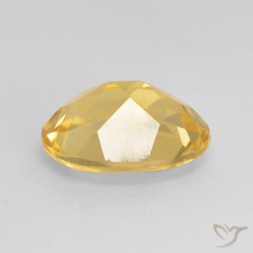 Citrine Gemstone in 11 x 9 mm (calibrated) Size for Sale, Citrine Stone in Deep Golden Orange Color