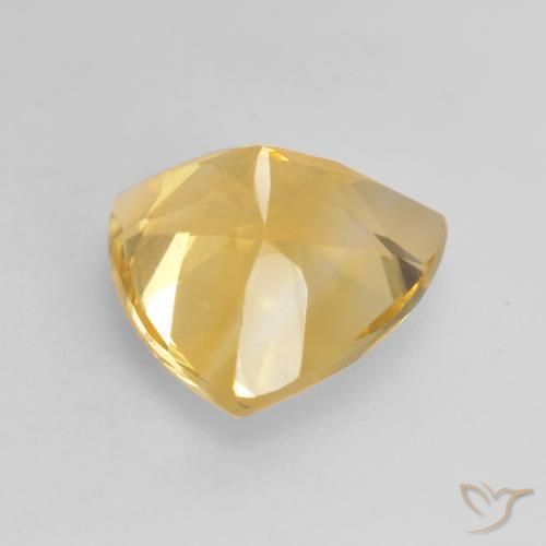 Citrine Gemstone in 9 x 9 mm (calibrated) Size for Sale, Citrine Stone in Golden Color