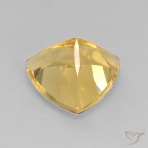 Citrine Gemstone in 9 x 9 mm (calibrated) Size for Sale, Citrine Stone in Golden Color