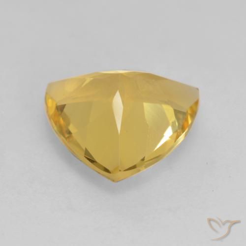 Citrine Gemstone in 9 x 9 mm (calibrated) Size for Sale, Citrine Stone in Golden Color