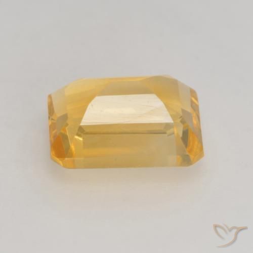 Citrine Gemstone in 8 x 6 mm (calibrated) Size for Sale, Citrine Stone in Bright Gold Color