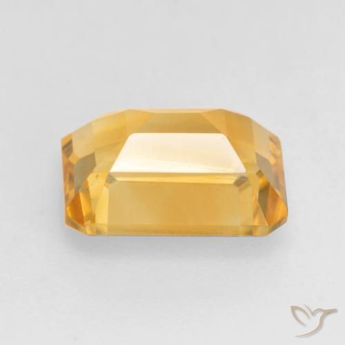 Citrine Gemstone in 8 x 6 mm (calibrated) Size for Sale, Citrine Stone in Medium Gold Color
