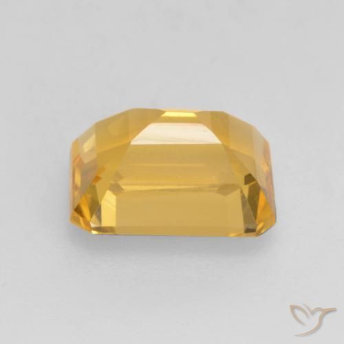 Citrine Gemstone in 8 x 6 mm (calibrated) Size for Sale, Citrine Stone in Bright Gold Color