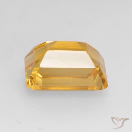 Citrine Gemstone in 8 x 6 mm (calibrated) Size for Sale, Citrine Stone in Deep Gold Color