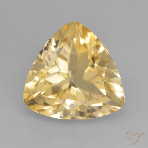 2.23ct Natural Gold Citrine, Trillion, VVS-VS