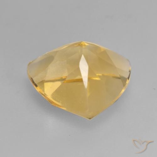 Citrine Gemstone in 9 x 9 mm (calibrated) Size for Sale, Citrine Stone in Gold Color