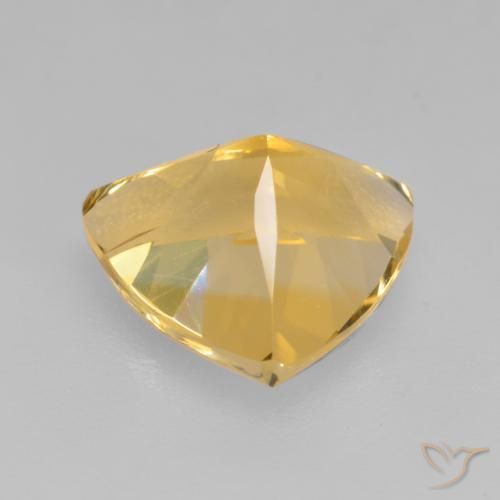 Citrine Gemstone in 9 x 9 mm (calibrated) Size for Sale, Citrine Stone in Gold Color