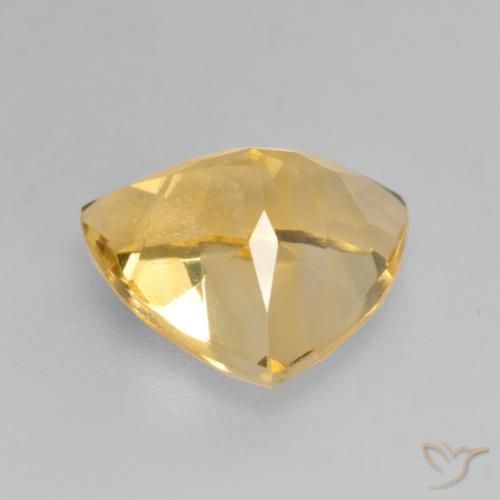 Citrine Gemstone in 9 x 9 mm (calibrated) Size for Sale, Citrine Stone in Golden Orange Color