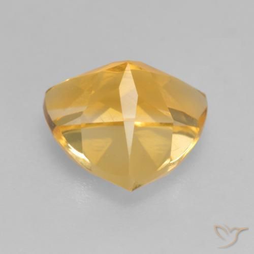 Citrine Gemstone in 8 x 8 mm (calibrated) Size for Sale, Citrine Stone in Golden Orange Color