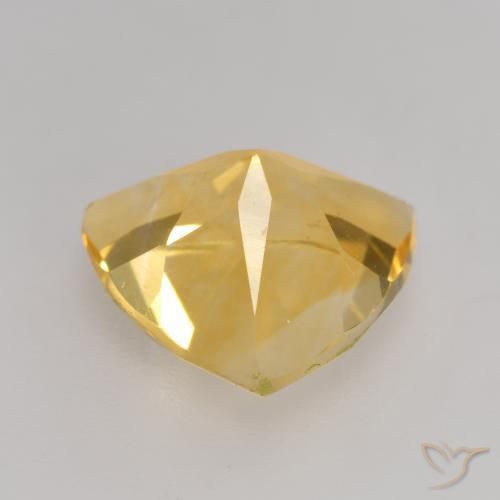 Citrine Gemstone in 9 x 9 mm (calibrated) Size for Sale, Citrine Stone in Bright Gold Color