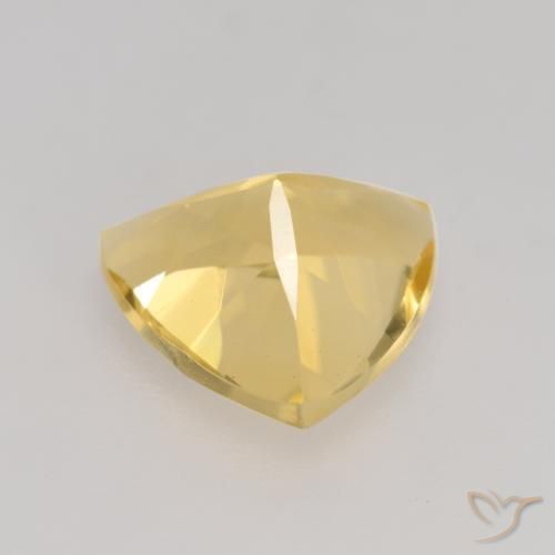 Citrine Gemstone in 9 x 9 mm (calibrated) Size for Sale, Citrine Stone in Medium-Light Golden Color