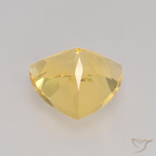 Citrine Gemstone in 9 x 9 mm (calibrated) Size for Sale, Citrine Stone in Gold Color