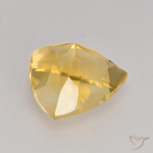 Citrine Gemstone in 9 x 9 mm (calibrated) Size for Sale, Citrine Stone in Medium Gold Color