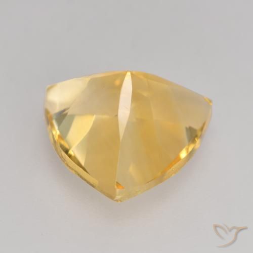 Citrine Gemstone in 9 x 9 mm (calibrated) Size for Sale, Citrine Stone in Gold Color