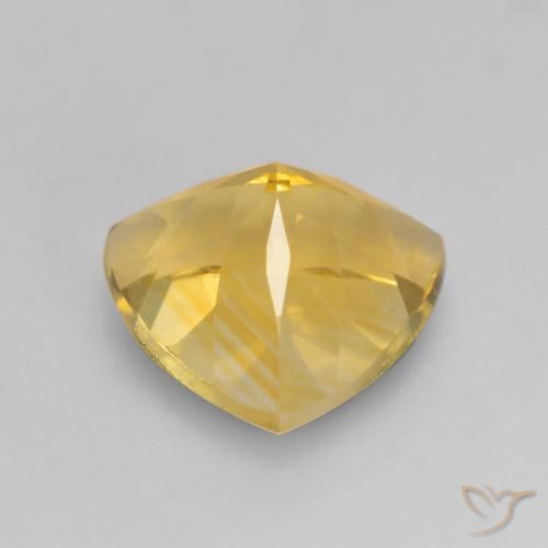 Citrine Gemstone in 9 x 9 mm (calibrated) Size for Sale, Citrine Stone in Golden Color