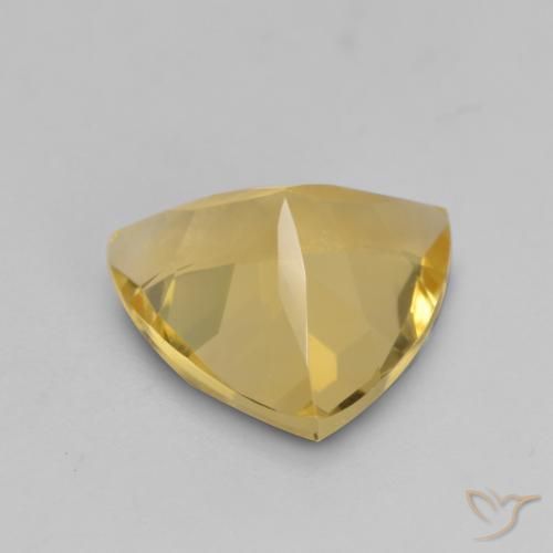 Citrine Gemstone in 9 x 9 mm (calibrated) Size for Sale, Citrine Stone in Medium Golden Color
