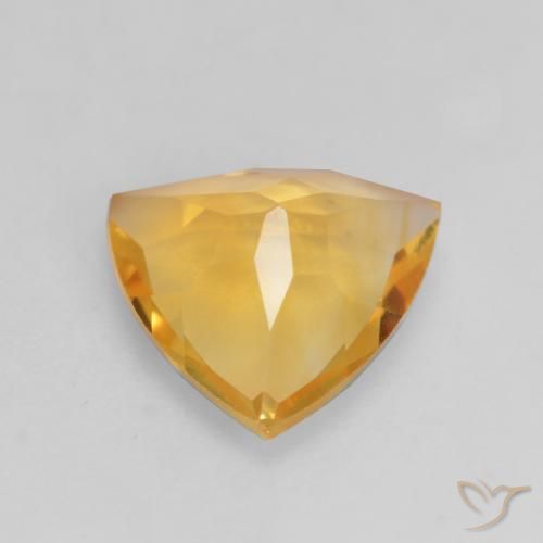 Citrine Gemstone in 9 x 9 mm (calibrated) Size for Sale, Citrine Stone in Orange-Gold Color