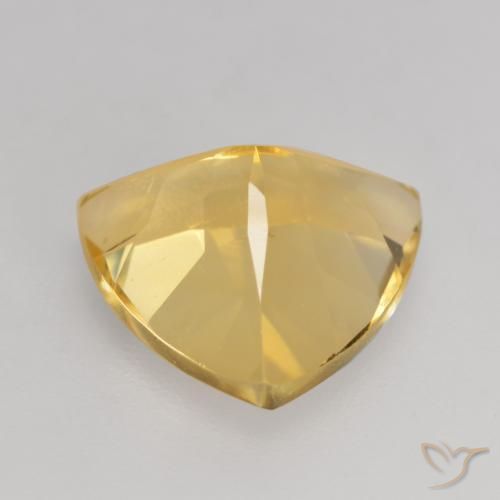 Citrine Gemstone in 9 x 9 mm (calibrated) Size for Sale, Citrine Stone in Medium Gold Color