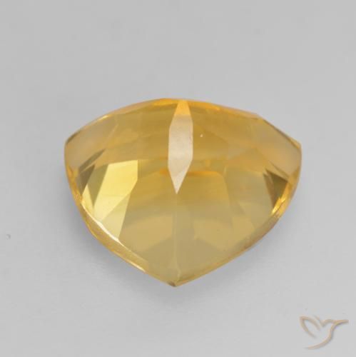 Citrine Gemstone in 9 x 9 mm (calibrated) Size for Sale, Citrine Stone in Bright Gold Color