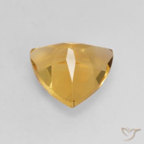 Citrine Gemstone in 7 x 7 mm (calibrated) Size for Sale, Citrine Stone in Deep Golden Orange Color