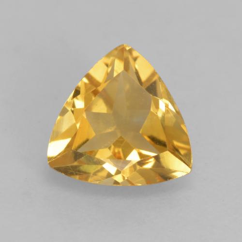 Naranja dorado Citrina Gema - 1ct Forma trillón (ID: 534213)