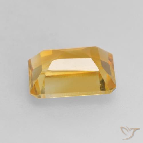 Citrine Gemstone in 8 x 6 mm (calibrated) Size for Sale, Citrine Stone in Golden Orange Color