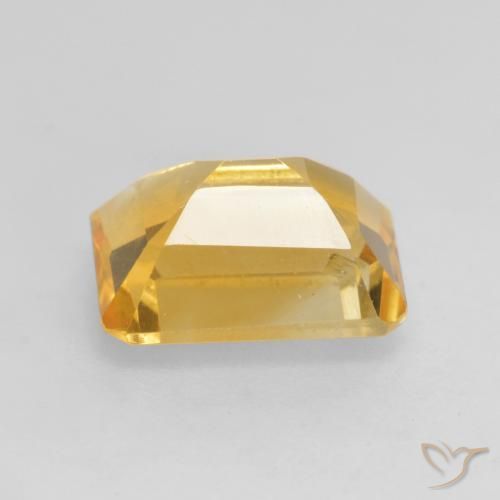 Citrine Gemstone in 8 x 6 mm (calibrated) Size for Sale, Citrine Stone in Medium Golden Color