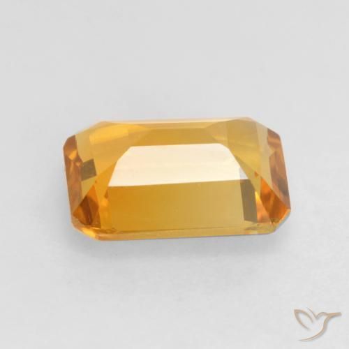 Citrine Gemstone in 8 x 6 mm (calibrated) Size for Sale, Citrine Stone in Dark Golden Color