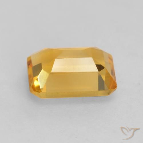 Citrine Gemstone in 8 x 6 mm (calibrated) Size for Sale, Citrine Stone in Deep Golden Orange Color