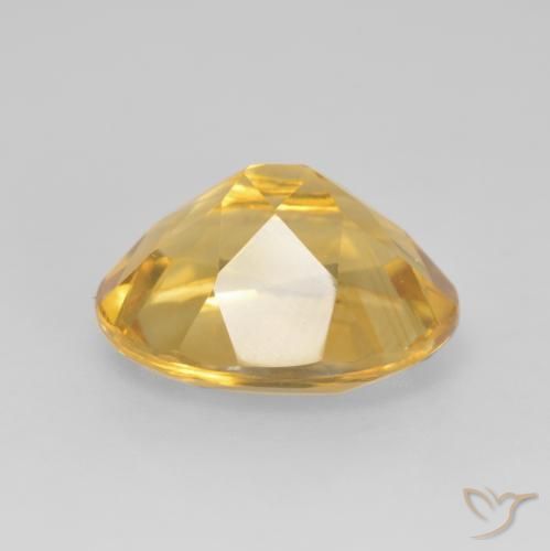 Citrine Gemstone in 11 x 9 mm (calibrated) Size for Sale, Citrine Stone in Golden Orange Color