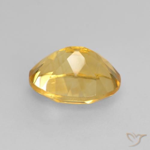 Citrine Gemstone in 9 x 7 mm (calibrated) Size for Sale, Citrine Stone in Deep Golden Orange Color