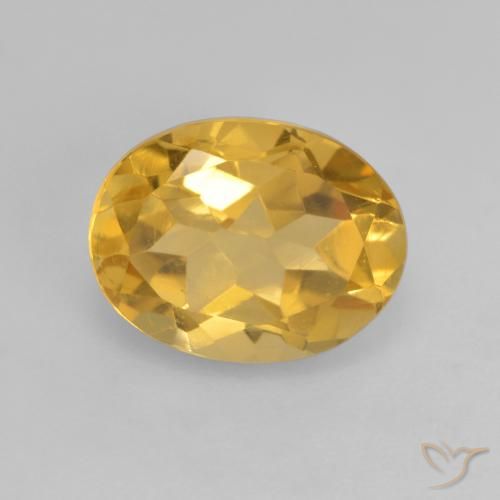1.91ct Natural Golden Orange Citrine, Oval, VVS-VS