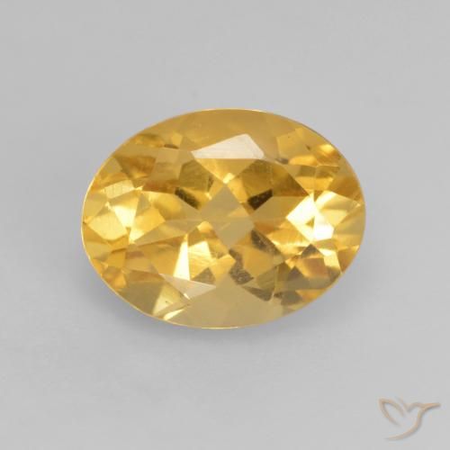 2.02ct Natural Golden Orange Citrine, Oval, VVS-VS