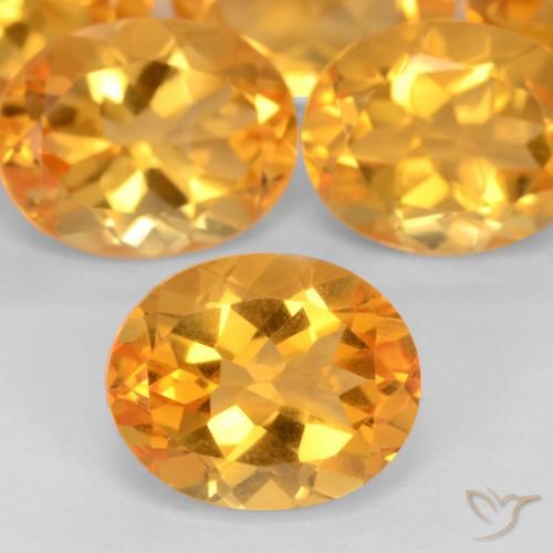 Золотой Цитрин Камень - 2.3ct Фасетный Овал (ID: 541265)