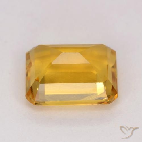 Citrine Gemstone in 8 x 6 mm (calibrated) Size for Sale, Citrine Stone in Dark Golden Color