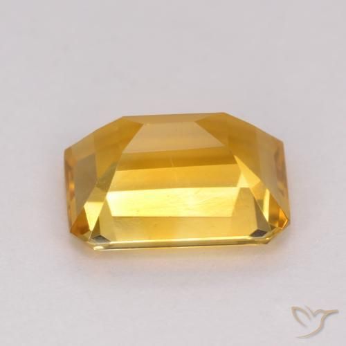 Citrine Gemstone in 8 x 6 mm (calibrated) Size for Sale, Citrine Stone in Deep Golden Orange Color