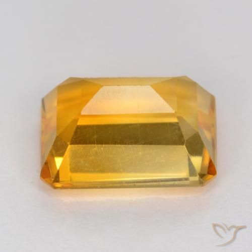 Citrine Gemstone in 8 x 6 mm (calibrated) Size for Sale, Citrine Stone in Dark Golden Color