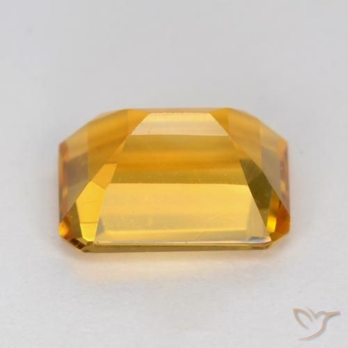 Citrine Gemstone in 8 x 6 mm (calibrated) Size for Sale, Citrine Stone in Orange-Gold Color