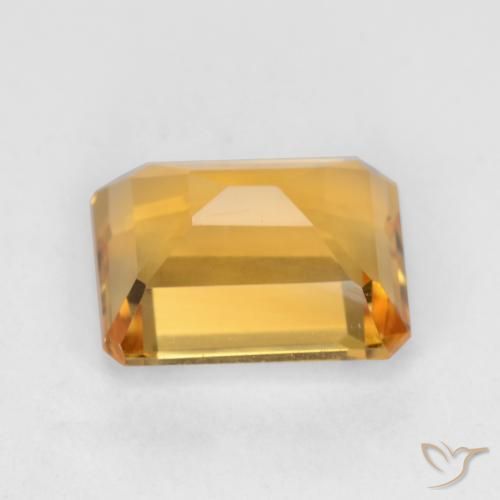 Citrine Gemstone in 8 x 6 mm (calibrated) Size for Sale, Citrine Stone in Dark Golden Color