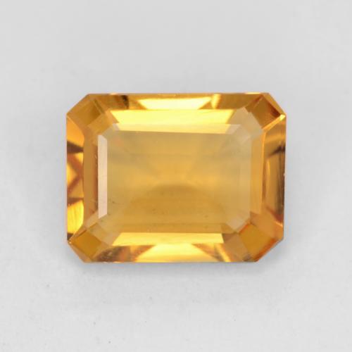 Dorado oscuro Citrina Gema - 1.4ct Forma octagonal (ID: 541841)