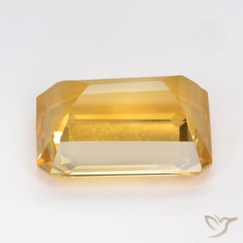 Citrine Gemstone in 16 x 12 mm (calibrated) Size for Sale, Citrine Stone in Golden Color