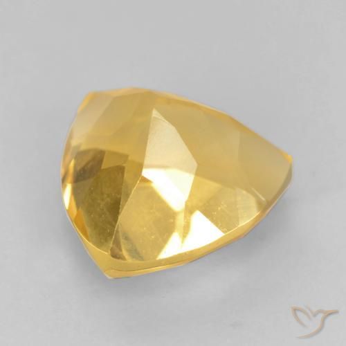 Citrine Gemstone in 8 x 8 mm (calibrated) Size for Sale, Citrine Stone in Golden Color