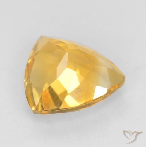 Citrine Gemstone in 8.4 x 8.2 mm Size for Sale, Citrine Stone in Top Gold Color