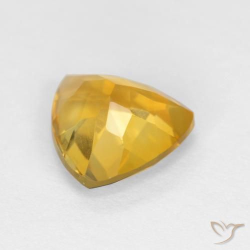 Citrine Gemstone in 8 x 8 mm (calibrated) Size for Sale, Citrine Stone in Deep Golden Orange Color